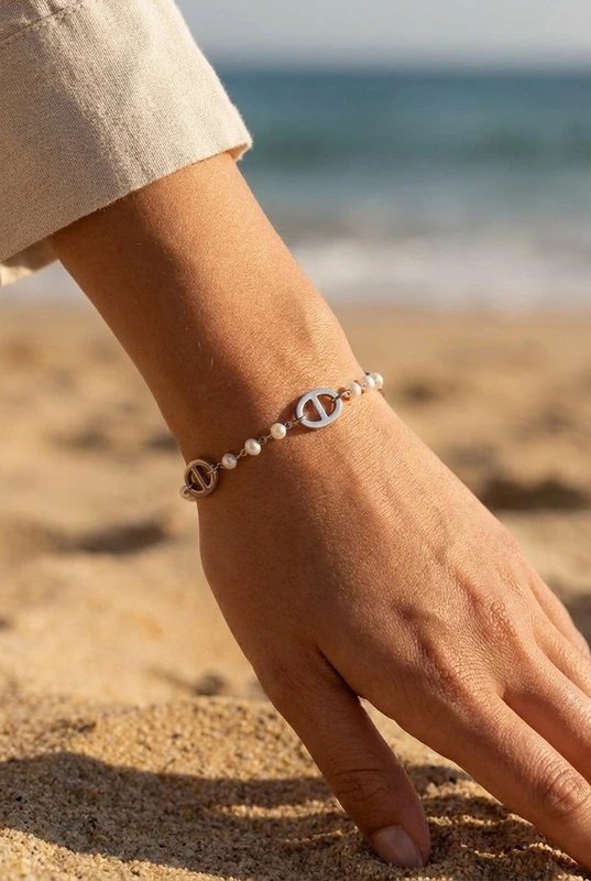 Bracelet maille marine en acier inoxydable