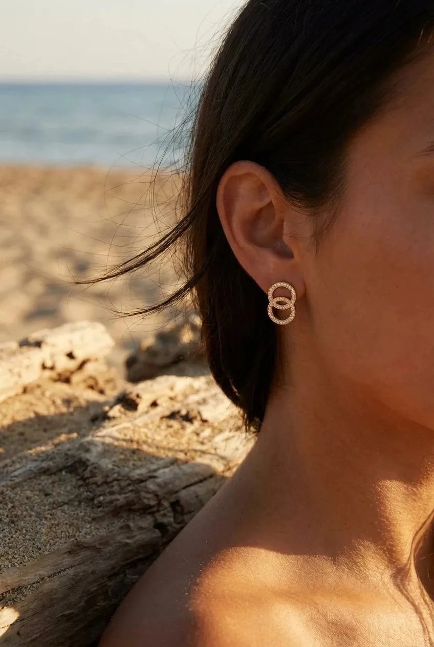 Boucles d'oreilles en acier inoxydable