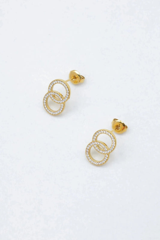Boucles d'oreilles en acier inoxydable